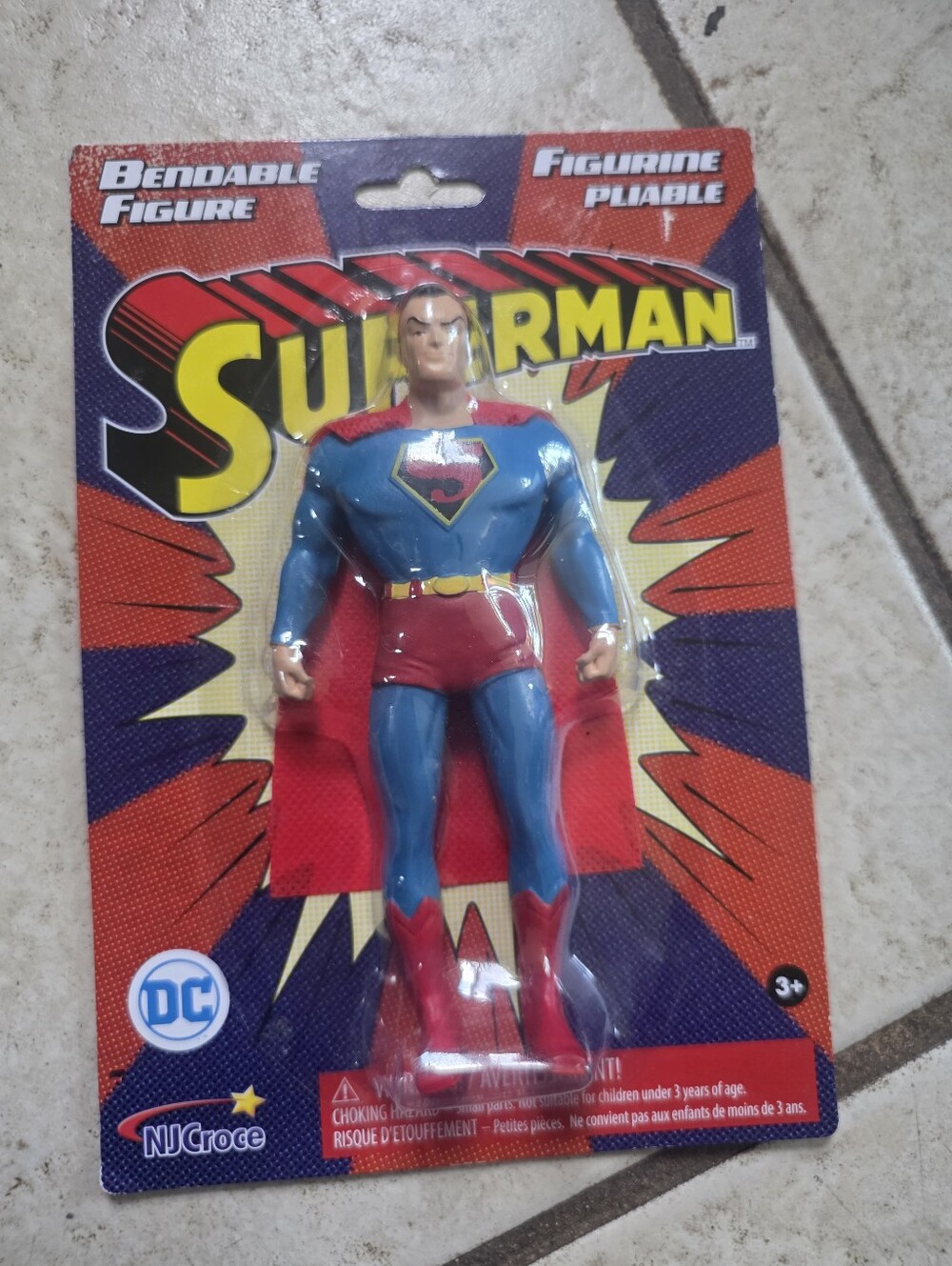 Superman DC Bendable Poseable Action Figure Man Of Steel DC Comics 2013 sealed